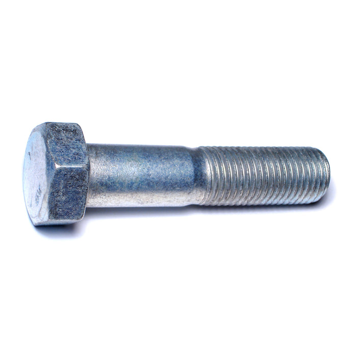 1-1/4" x 5-1/2" Zinc Plated Grade 5 Steel Coarse Thread Hex Cap Screws