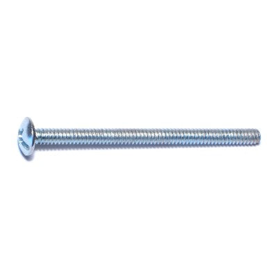 #6-32 x 2" Zinc Plated Steel Coarse Thread Combo Truss Head Machine Screws