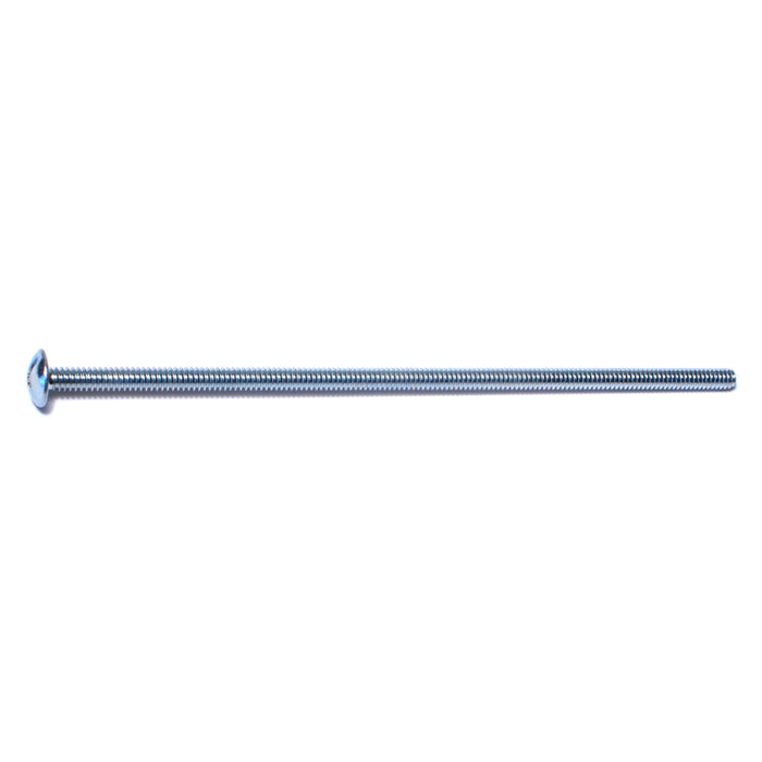 #10-24 x 6" Zinc Plated Steel Coarse Thread Combo Truss Head Machine Screws