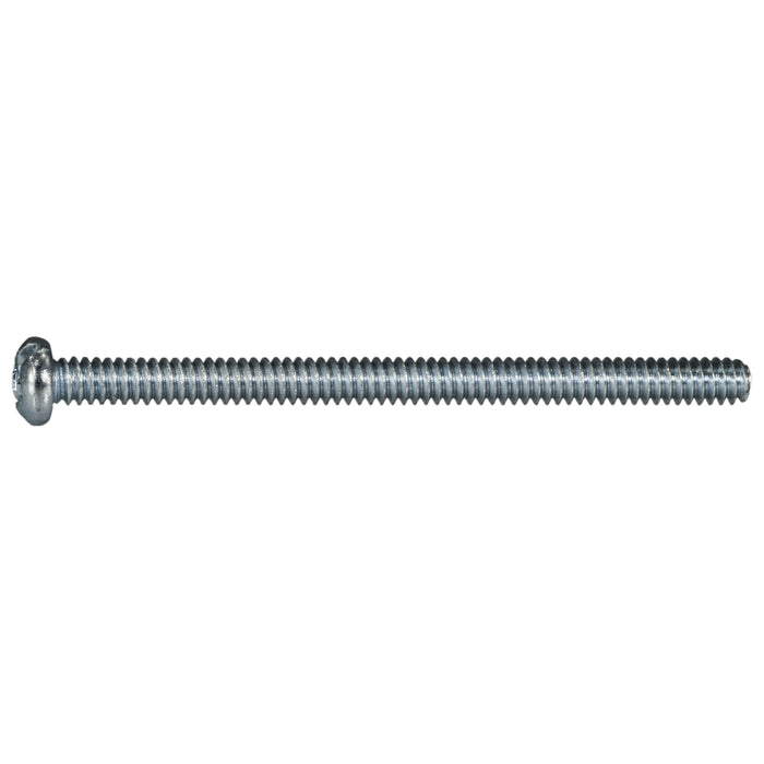 #6-32 x 2" Zinc Plated Steel Coarse Thread Combo Round Head Machine Screws