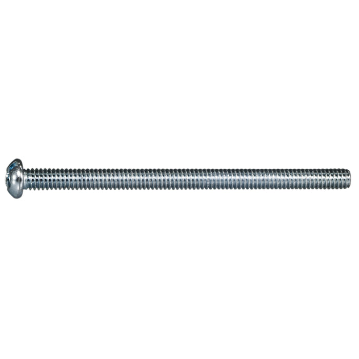 #8-32 x 2-1/2" Zinc Plated Steel Coarse Thread Combo Round Head Machine Screws