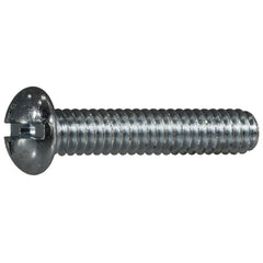 1/4"-20 x 1-1/4" Zinc Plated Steel Coarse Thread Combo Round Head Machine Screws