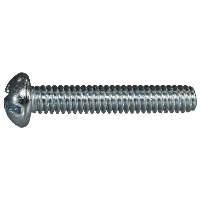 1/4"-20 x 1-1/2" Zinc Plated Steel Coarse Thread Combo Round Head Machine Screws