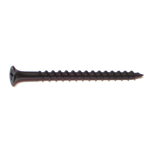 #8 x 2-1/2" Black Phosphate Steel Coarse Thread Phillips Bugle Head Drywall Screws