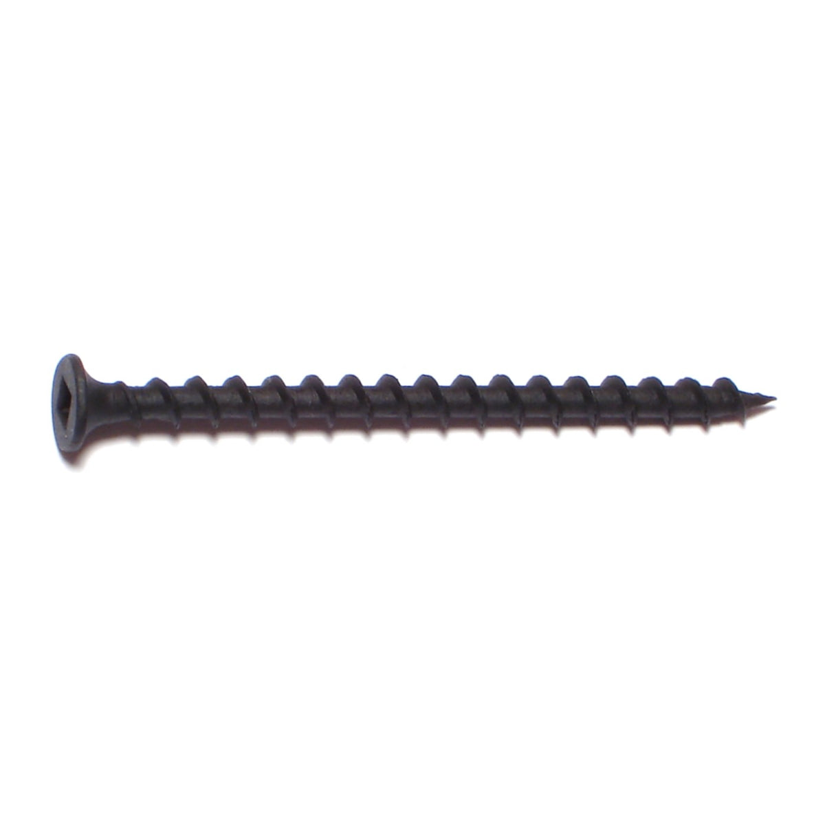 #8 x 2-1/2" Black Phosphate Steel Coarse Thread Square Drive Bugle Head Drywall Screws
