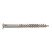 #10 x 3" 18-8 Stainless Steel Square Drive Bugle Head Deck Screws