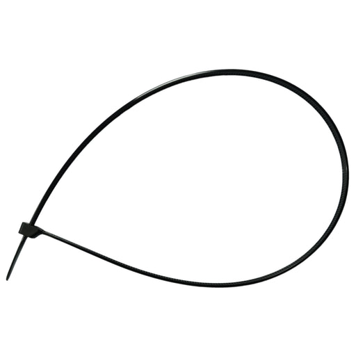 24" Black Nylon Plastic Cable Ties