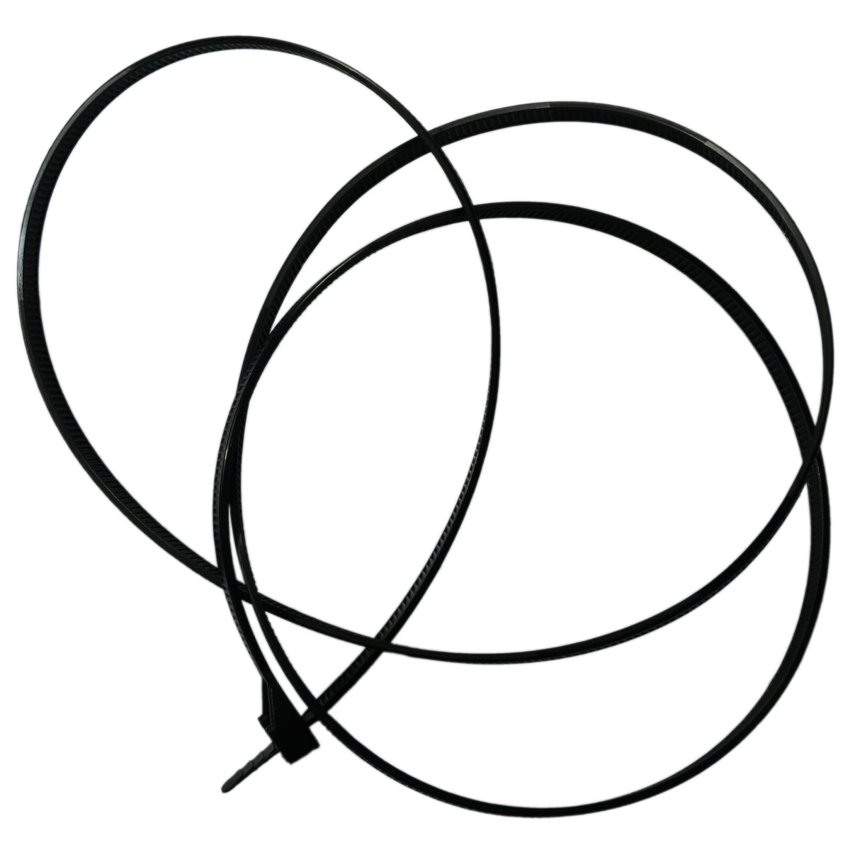 48" Black Nylon Plastic Cable Ties