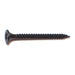 #6 x 1-5/8" Black Phosphate Steel Fine Thread Phillips Bugle Head Drywall Screws