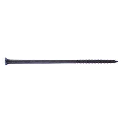 #10 x 6" Black Phosphate Steel Fine Thread Phillips Bugle Head Drywall Screws