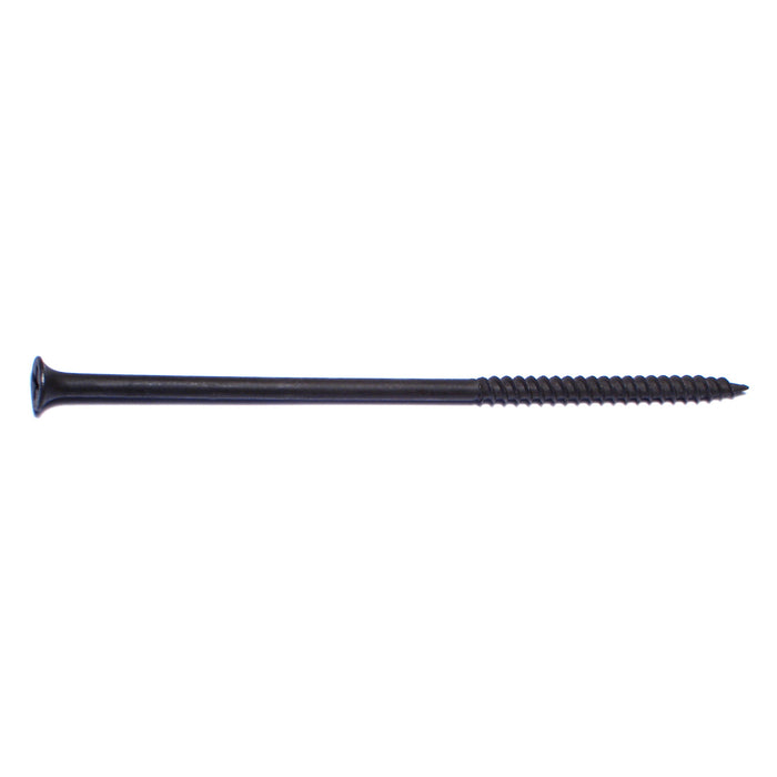 #10 x 5" Black Phosphate Steel Fine Thread Phillips Bugle Head Drywall Screws