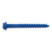 3/16" x 2-1/4" Blue Ruspert Coated Steel Slotted Hex Washer Head Tapcon Concrete Screws