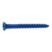 3/16" x 2-1/4" Blue Ruspert Coated Steel Phillips Flat Head Tapcon Concrete Screws