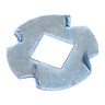 3/8" x 13/32" x 1-7/64" Zinc Plated Grade 2 Steel Pronged Washers