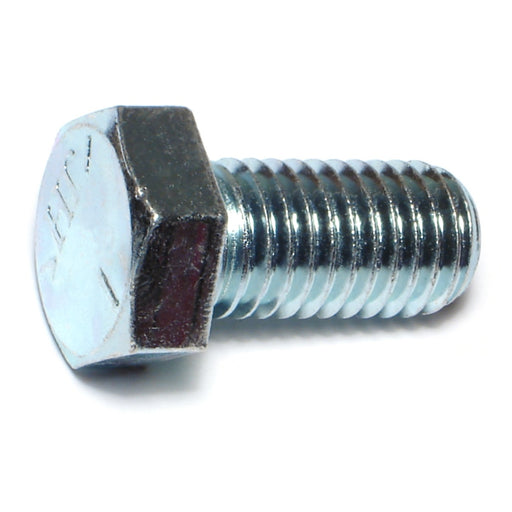 5/8"-11 x 1-1/4" Zinc Plated Grade 5 Steel Coarse Thread Hex Cap Screws