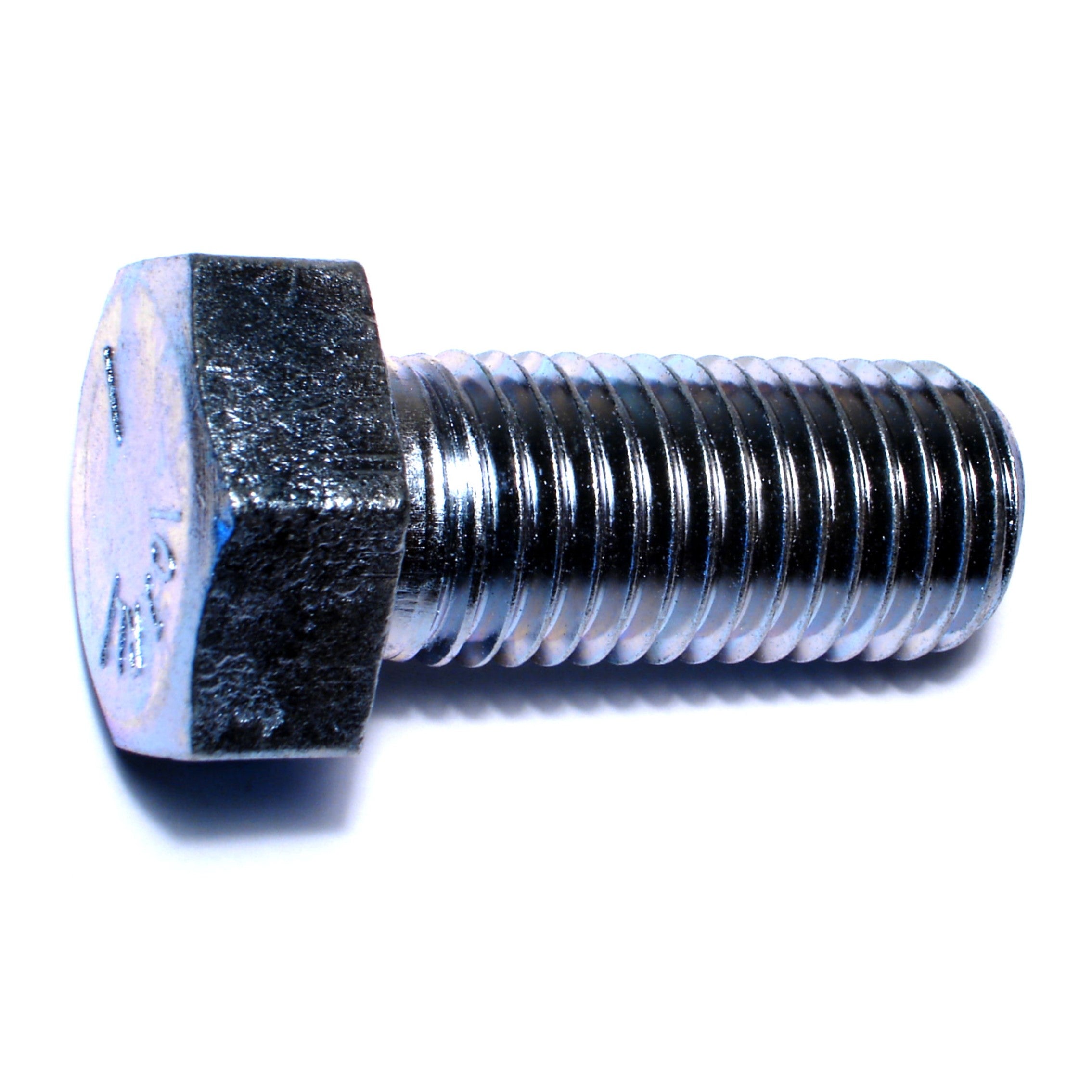 7/8"-9 x 2" Zinc Plated Grade 5 Steel Coarse Thread Hex Cap Screws