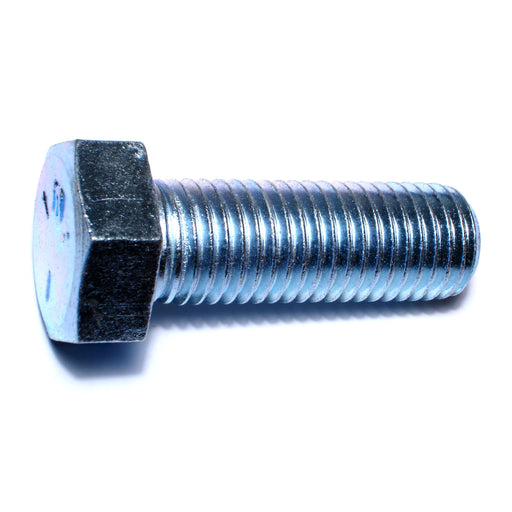 7/8"-9 x 2-1/2" Zinc Plated Grade 5 Steel Coarse Thread Hex Cap Screws