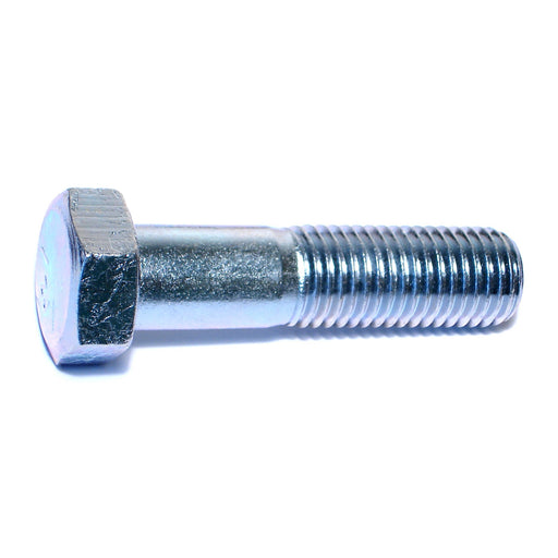 7/8"-9 x 3-1/2" Zinc Plated Grade 5 Steel Coarse Thread Hex Cap Screws