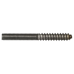 5/16"-18 x 3" Plain Steel Coarse Thread Hanger Bolts