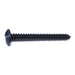 5/16" x 3" Black Oxide Steel Slotted Round Head One-Way Lag Screws