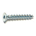 #6 x 1" Zinc Plated Steel Square Drive Flat Head Sheet Metal Screws