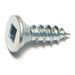 #8 x 1/2" Zinc Plated Steel Square Drive Flat Head Sheet Metal Screws