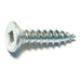 #8 x 3/4" Zinc Plated Steel Square Drive Flat Head Sheet Metal Screws