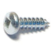 #6 x 1/2" Zinc Plated Steel Square Drive Pan Head Sheet Metal Screws