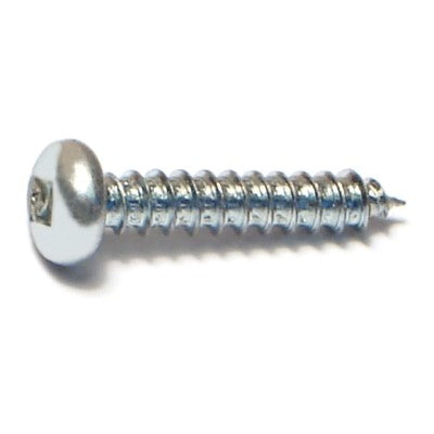 #6 x 3/4" Zinc Plated Steel Square Drive Pan Head Sheet Metal Screws