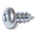 #8 x 3/8" Zinc Plated Steel Square Drive Pan Head Sheet Metal Screws