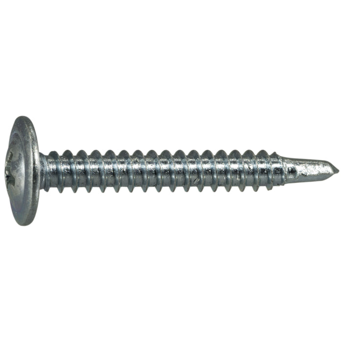 #8-18 x 1-1/4" Zinc Plated Steel Modified Phillips Truss Head Self-Drilling Screws