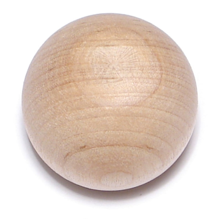 1-1/4" Birch Wood Ball Knobs