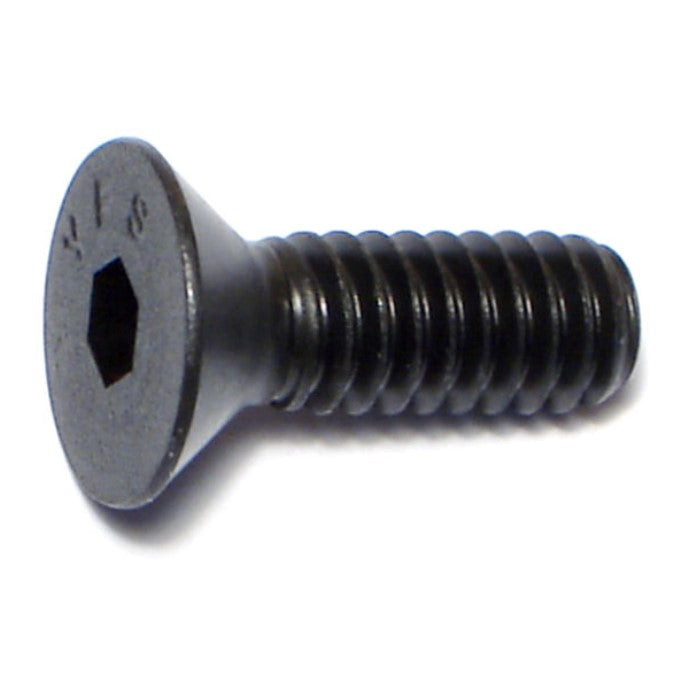 1/4"-20 x 3/4" Plain Steel Coarse Thread Flat Head Socket Cap Screws