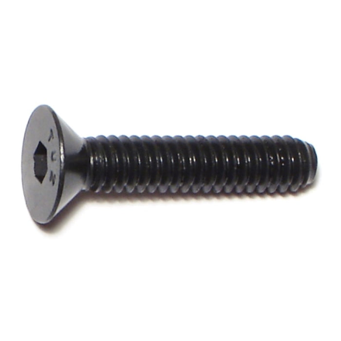 1/4"-20 x 1-1/4" Plain Steel Coarse Thread Flat Head Socket Cap Screws