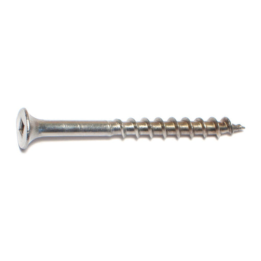 #8 x 2" 18-8 Stainless Steel Square Drive Bugle Head Deck Screws