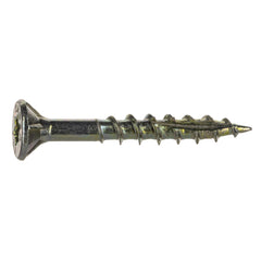 8 x 1-1/4" Saberdrive Yellow Zinc Multi-Purpose Saberdrive Screws