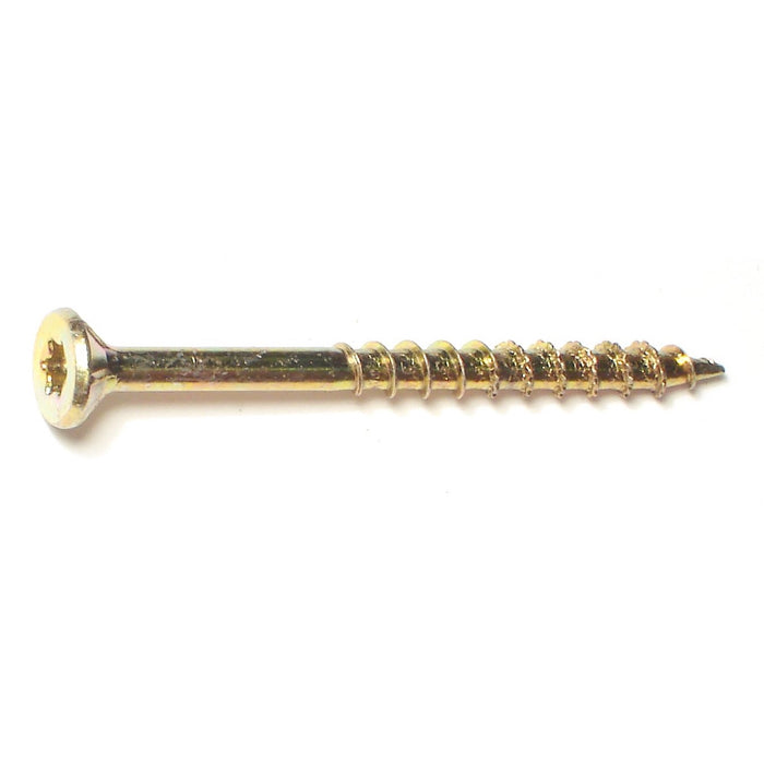 8 x 2" Star Drive Gold Multi-Purpose Saberdrive Screws 1/4 Keg (3500 pcs.)