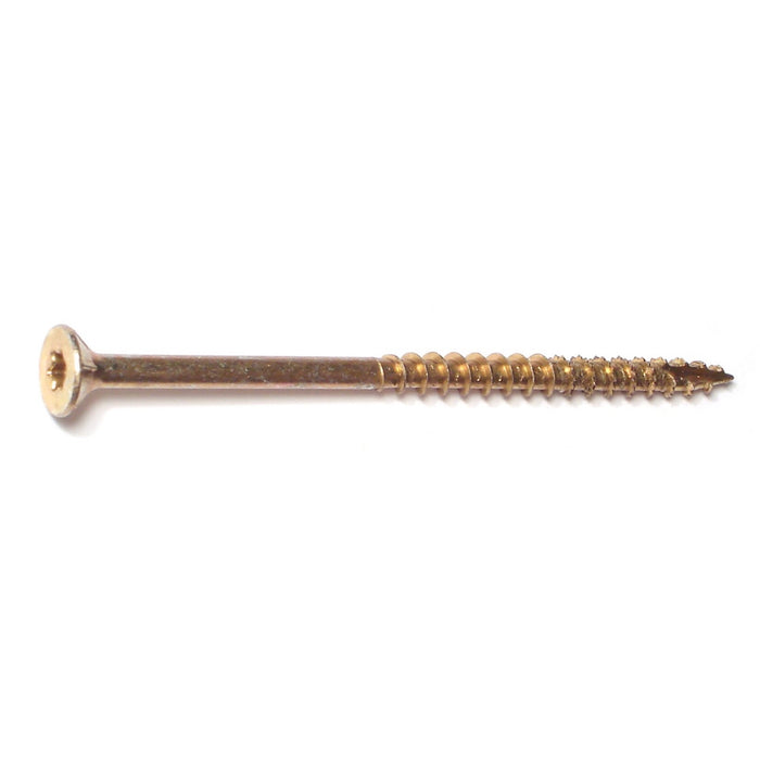10 x 3-1/2" Star Drive Gold Multi-Purpose Saberdrive Screws 1/4 Keg (1500 pcs.)