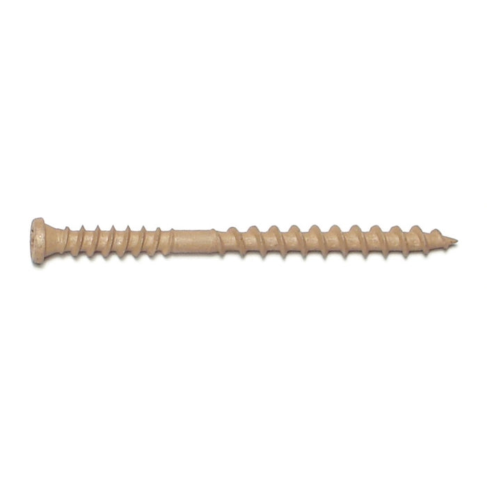 10 x 2-1/2" Star Drive Tan Composite Deck Saberdrive Screws 5 lb. Box (426 pcs.)