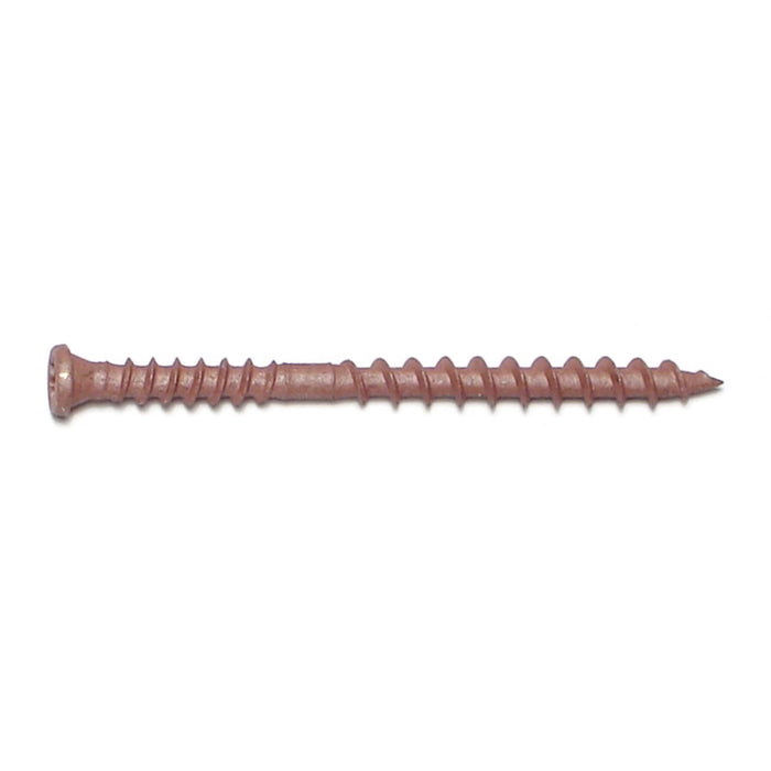 10 x 2-1/2" Star Drive Red Composite Deck Saberdrive Screws 5 lb. Box (466 pcs.)