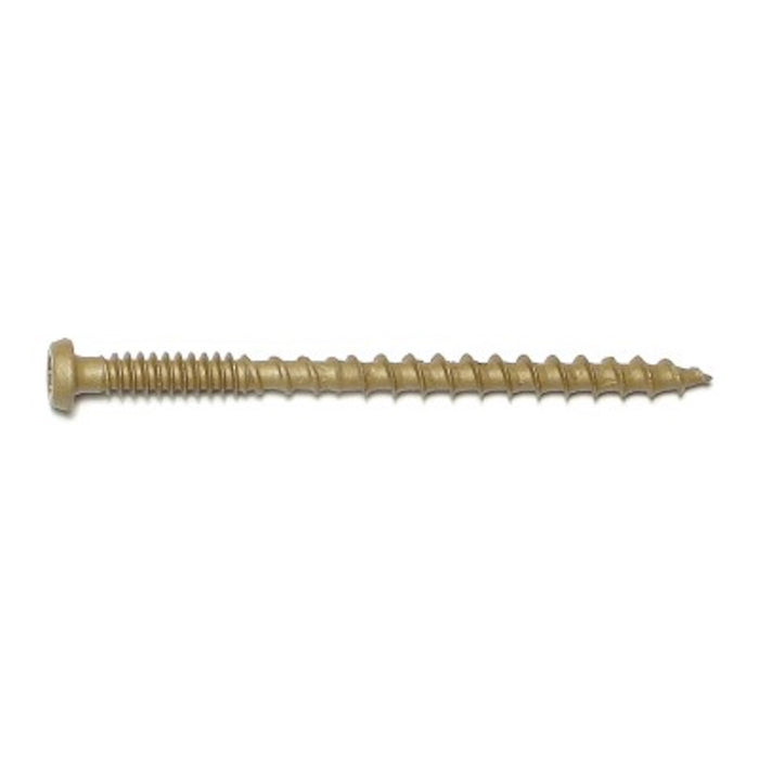 10 x 3" Star Drive Tan Composite Deck Saberdrive Screws 1/4 Keg (1500 pcs.)