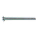 #8-32 x 2" Zinc Plated Steel Coarse Thread Slotted Round Head Machine Screws