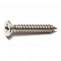 #8 x 1" 18-8 Stainless Steel Phillips Flat Head Sheet Metal Screws
