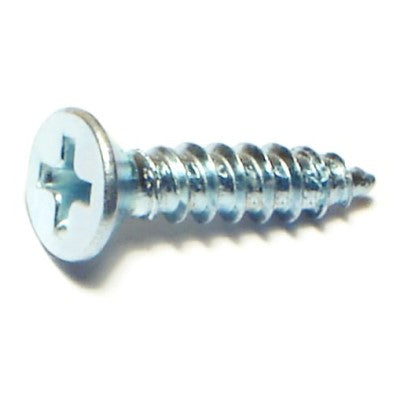 #8 x 3/4" Zinc Plated Steel Phillips Flat Head Sheet Metal Screws