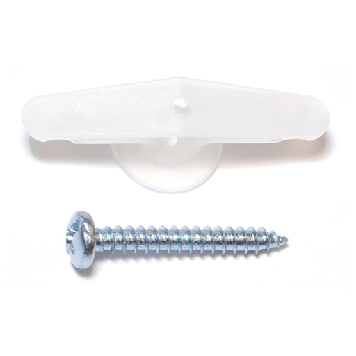 1/8" - 1/4" x 1-1/2" Plastic Toggles & Screws