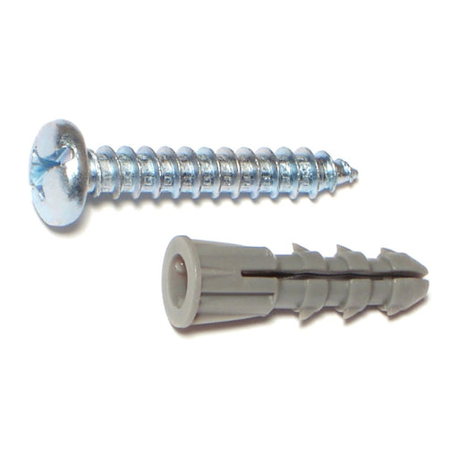 #14 to #16 x 1-3/8" Ribbed Plastic Anchors