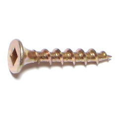 #6 x 1" Zinc Plated Steel Coarse Thread Bugle Head Square Drive All Purpose Screws