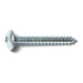 #8 x 1-1/4" Zinc Plated Steel Square Drive Truss Head Sheet Metal Screws