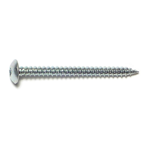 #8 x 2" Zinc Plated Steel Square Drive Truss Head Sheet Metal Screws