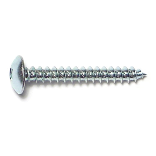 #10 x 1-1/2" Zinc Plated Steel Square Drive Truss Head Sheet Metal Screws